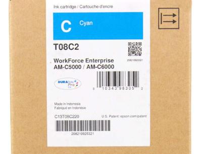 Tinta Epson T08C220 Cyan  Workforce Enterprise AM-...