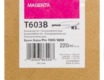 Tinta Epson T603b00 Magenta Sp7800 220ml...